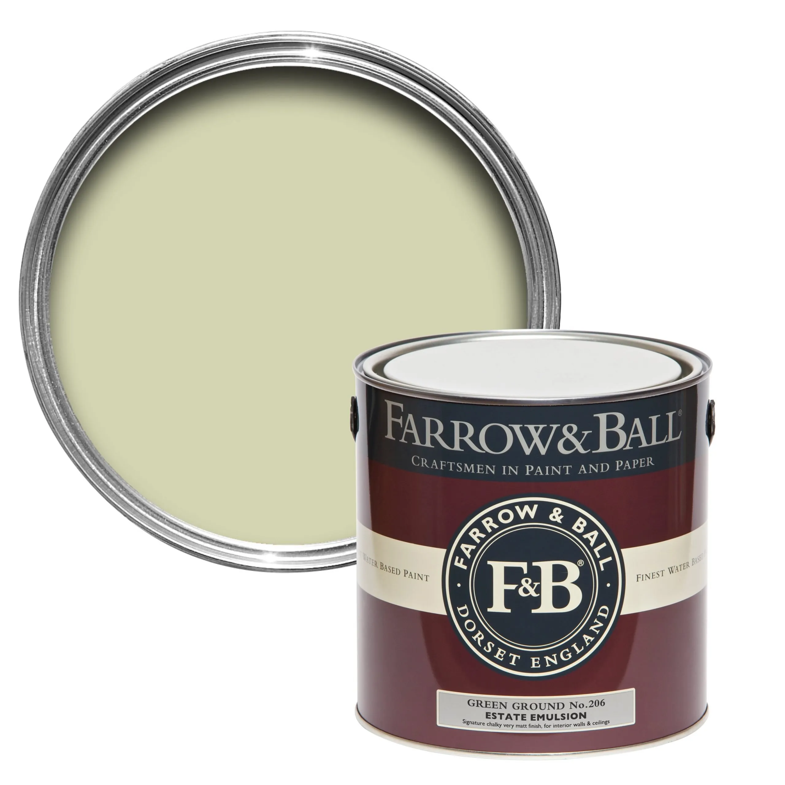 Farrow & Ball Green Ground No. 206 6