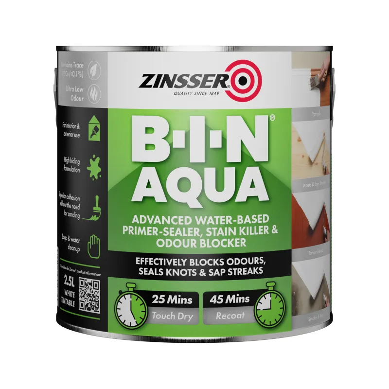 Farrow & Ball Zinsser B-I-N Aqua 4