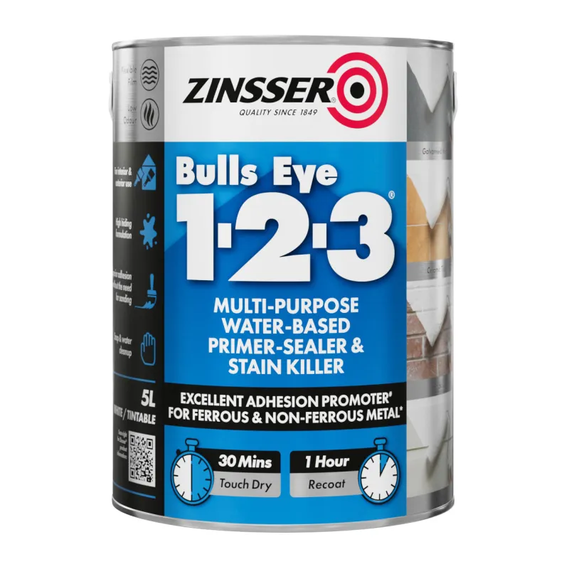 Farrow & Ball Zinsser Bulls Eye 1-2-3 Primer Sealer 6