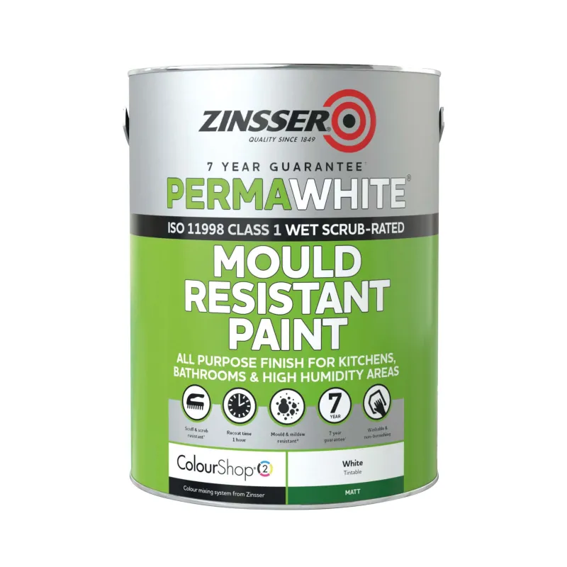 Farrow & Ball Zinsser Permawhite Mould Resistant Paint 3