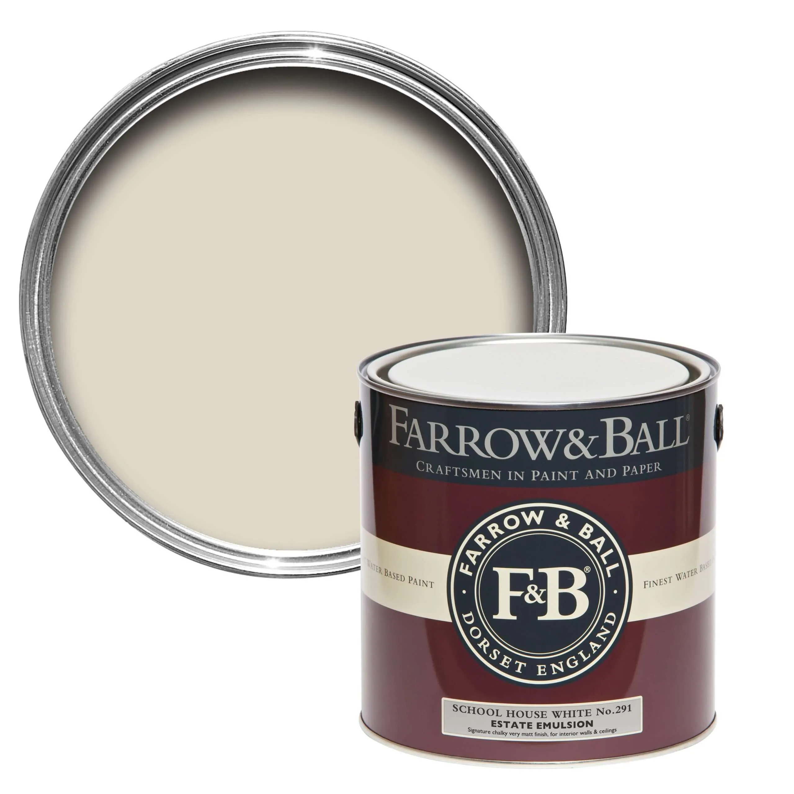 Farrow & Ball School House White No. 291 10