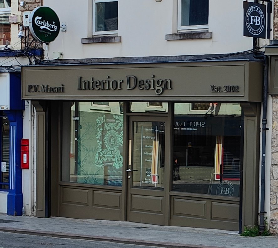 Shop Location image of pv macari interiors shopfront